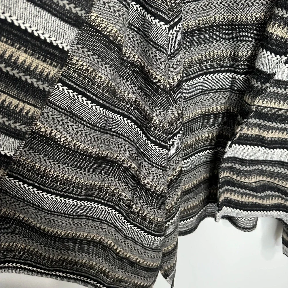 Free‎ People Jackson Stripe Oversized Poncho Southwestern Boho
